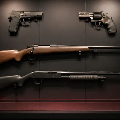 qual e a diferenca entre pistola revolver rifle e espingarda